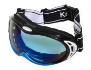 Okulary narciarskie gogle unisex ochrona UV Anti-fog (niebieski + czarny)